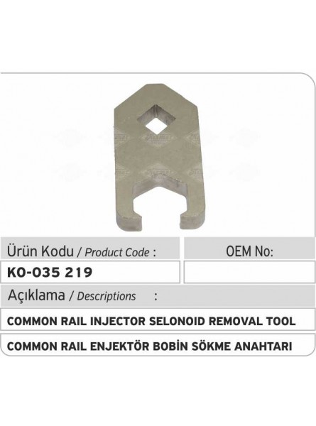 Инструмент для удаления электромагнита Common Rail 